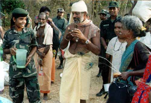 Army dana at Yala exit point
