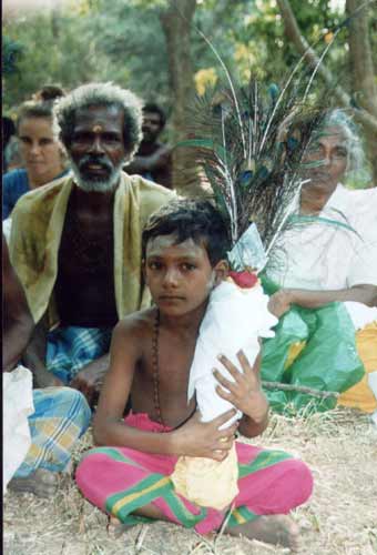 Pada Yatra pilgrims at rest, Yala