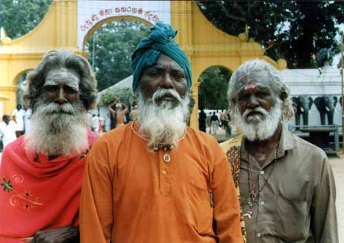 Pada Yatra swamis at Kataragama