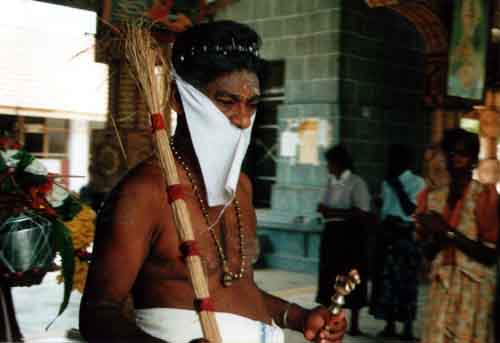 Priest at Selva Sannidhi Murugan Kovil